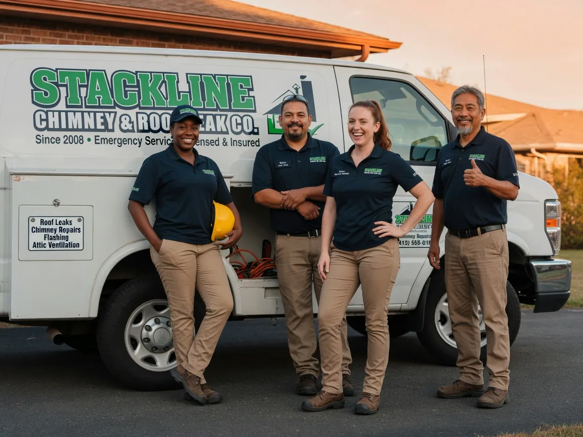 Chimney flashing repair company in Elk, CA